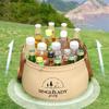 Q1FD Portable Collapsible Sink Basin With 12L Capacity Leakproof Water Container For Camping Travel Dishwashing Laundry