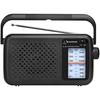 Radio Portable Sunstech RPS760 - AM/FM - Antenne Télescopique - Poignée De Transport - Noir