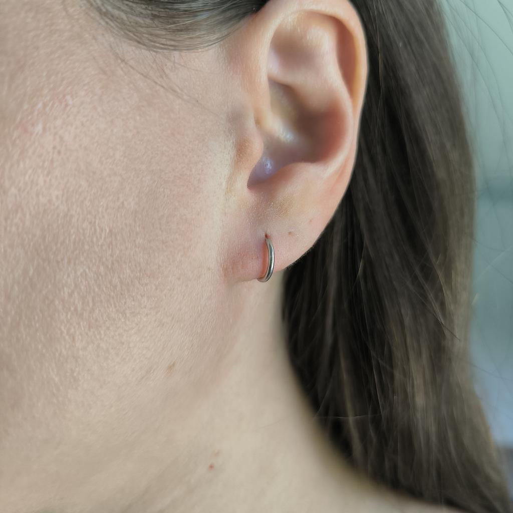 Silver Earrings Without Stones (2214076)