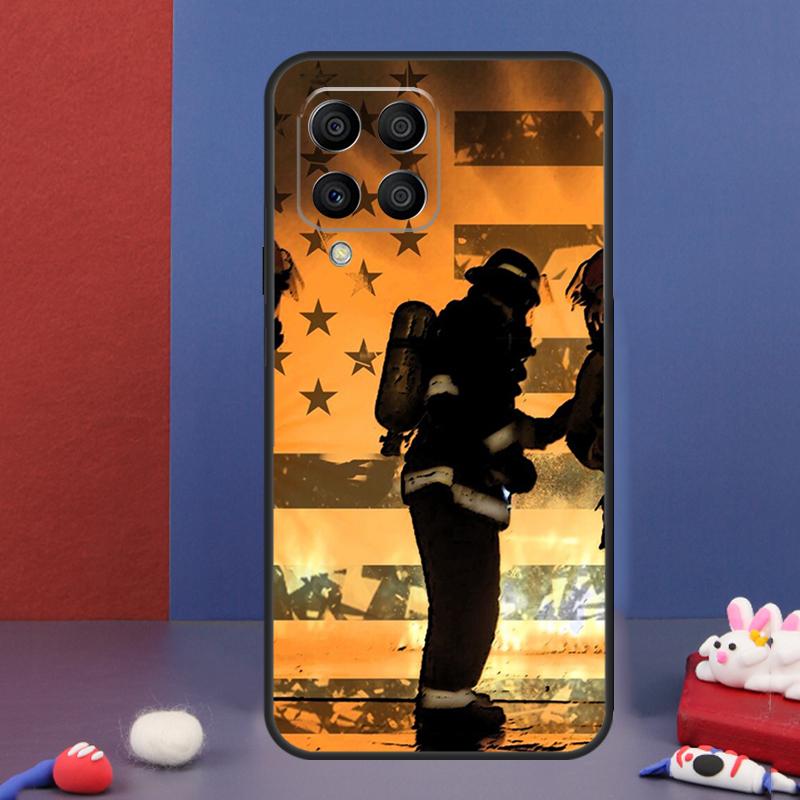 Fireman Firefighter Case For Samsung Galaxy M32 M52 M12 M16 M14 M54 M13 M33 M53 M56 M36 M31 M11 M35 M55 M15 M06