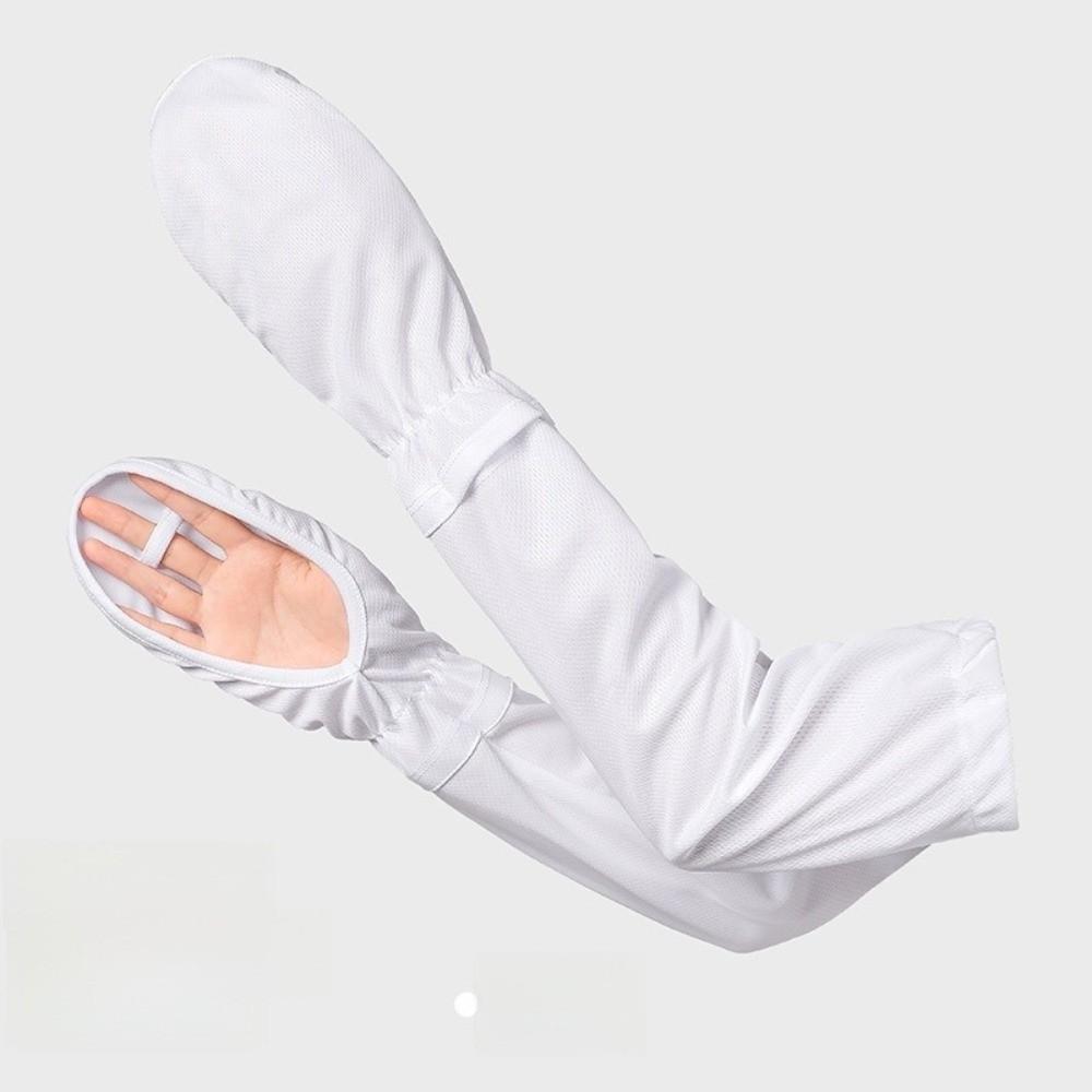 

Long Sleeve Anti-sunburn Sleeve Loose Fit Ice Cooling Sun Protection Sleeves Anti-UV Adjustable Cuffs Cycling Sleeves