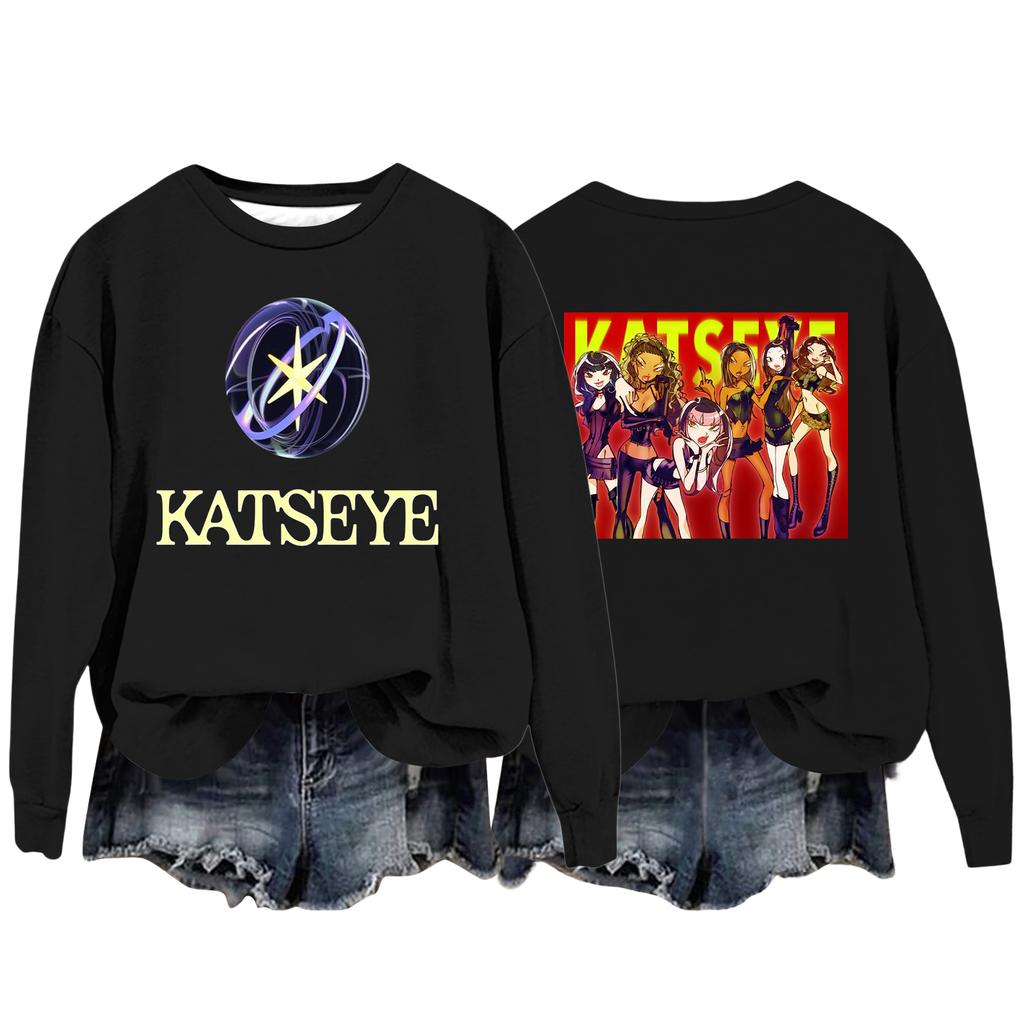 Women's Fashion Casual Long Sleeve Loose Printed Sweatshirt