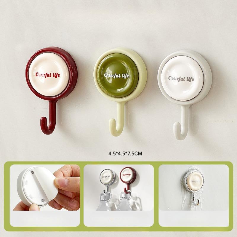 

Бесшовный крючок Прочный крючок для полотенец Маленький крючок Многофункциональный Легкий Роскошный Крючок для пальто Mixed-color 3pc