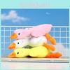 Soft And Cuddly White Goose Plush Doll Keychain Small Backpack Accessory For Kids