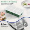 8 Grids Reusable Silicone Ice Cube Mold BPA Free Ice Maker Food Grade Maker Form Frozen DIY Ice Cubes Mould Tray With Lid