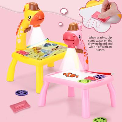 Apprendimento Utilizzo Proiezione Tavolo da pittura Design interattivo colorato di animali