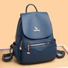 Freizeit-Doppelschultertasche, Weiche Lederschulranzen, Outdoor-Reisetasche, Damen-Tasche