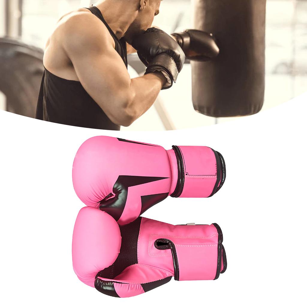 Boxing Training Glove Fighting Sandbag Boxing Glove for Men Women Adults Kids Boys Girls Pink 10oz
