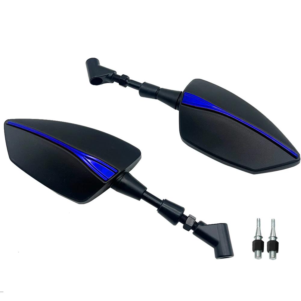 Espelhos Retrovisores Laterais Ajustáveis Universais Para SUZUKI Bandit GSF 400 600 650 650S 1200 1250 S 600S M8/M10