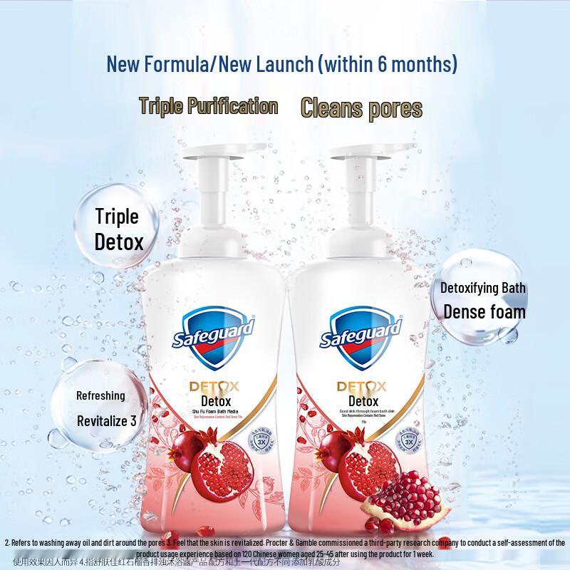 Safeguard Red Pomegranate Foaming Shower Gel & Soap Set