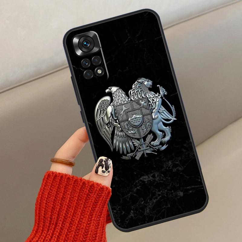 Armenian Flag Case For Xiaomi Redmi Note 13 12 11 10 14 15 Pro Plus Cover For Redmi 15C 14C 10C 12C 13C 15