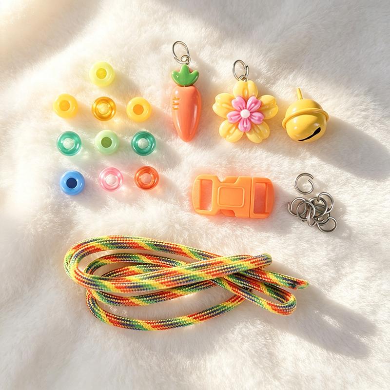 Exquisite Beading Supplies Bulk Pack Handmade Creative Cartoon Charm Cord for Diy Jewelry Craft Decor Project