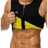MrifDila Sweat Sauna Vest for Men Workout Waist Trainer for Loss Weight Zipper Neoprene Sauna Suit Men Workout Suit Plus Size