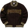 MLB San Diego Padres Button Long Sleeve Casual Comfortable Baseball Shirt Men Tops Brown 14112320