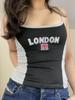 European and American Women's Y2k Summer Pattern Printed Vintage Gothic Tank Top T-shirt Short Top