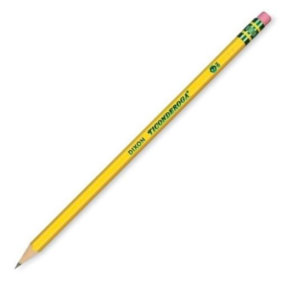 Yellow Pre-Sharpened Pencil, 2, Barrel, 12/Pack (item)