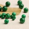 Smog Jades Chalcedony Natural Green Stone 15" Smooth Loose Spacer Beads 4681012mm For Jewelry Making Diy Bracelets Charms Accessories