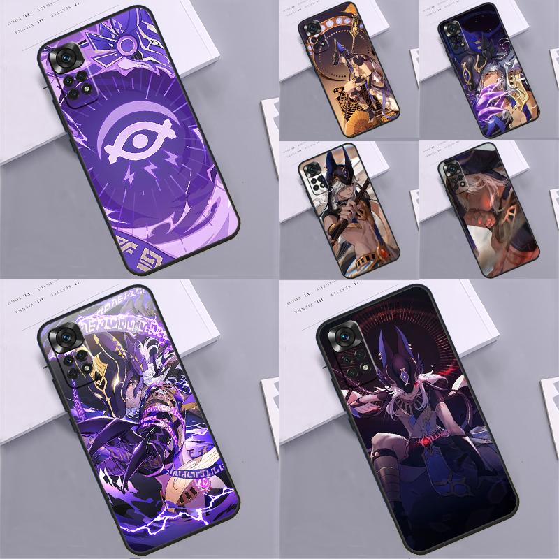 Genshin Impact Cyno Case For Xiaomi Redmi Note 14 13 Pro 9 10 11 12 Pro 10S 11S 12S Redmi 14C 13C 10C 12C Coque
