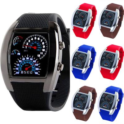 Men's Waterproof Luminous Running Alarm Clock Watch
