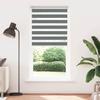 {{combinação}}: Persiana Zebra Dupla Cinza Escuro 115x200 cm Largura do Tecido 110,9 cm Poliéster