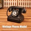 Large Retro Decorative Phone Model Resin Vintage Rotary Telephone Decor Statue Decoration for Cafe Bar Window Decor Type 13