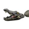 Schwimmender Krokodil-Lockvogel, umweltfreundlicher, schwimmender gefälschter Krokodil-Lockvogel für den Teich, realistische Krokodil-Pool-Statue, ungiftige dekorative Krokodil-Skulptur