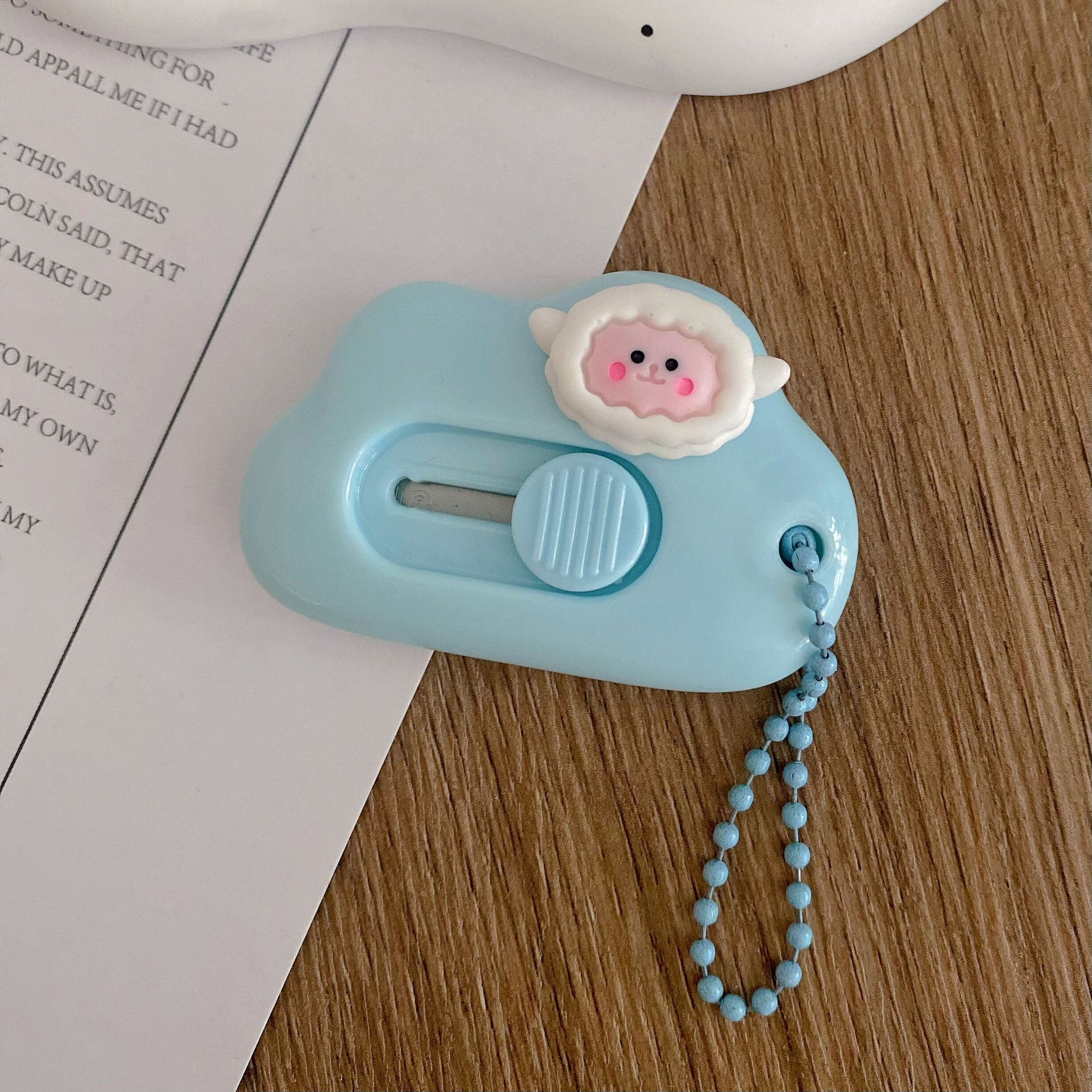 

Милый универсальный нож с ветром, открывалка для конвертов, мини-портативный художественный нож для детей, студенческие канцелярские принадлежности, школьные канцелярские принадлежности