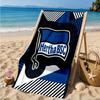 Hertha Bsc Berlin Crest Beach Towel, Quick-drying, Easy To Care For, Suitable for Both Fitness and Beach Vacations,Sports Essential