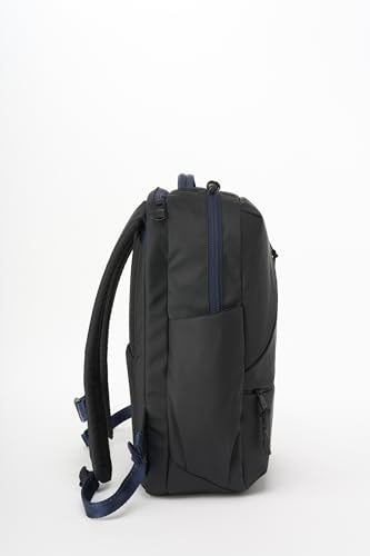 Samsonite Red Z-ZIP Backpack S, Business Bag, Official Japanese Product, Fits 15-inch Laptop, Men's and Women's, PVC Coating, Black/Navy, One Size