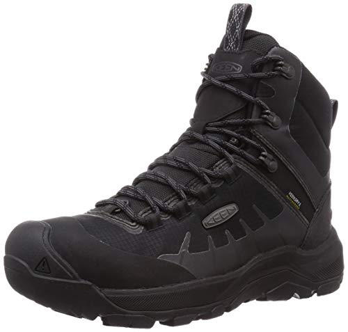 

KEEN Новые мужские ботинки Revel IV EXP Polar Mid для походов, черные/магнитные, 9,5
