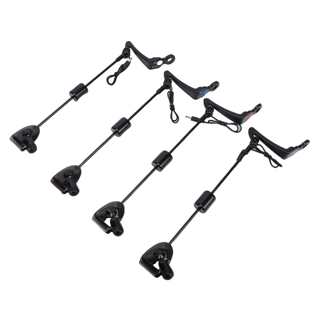 4 Pcs Fishing Bite Alarm Indicators   Carp Fishing LED Illuminated Bite Indicator for Outdoor