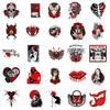 50PCS Gothic Stickers Pack Cool Stickers for Laptop, Water Bottles, Guitar, Computer, Phone, Travel Case, Helmet, Car, Goth Stickers for Adults