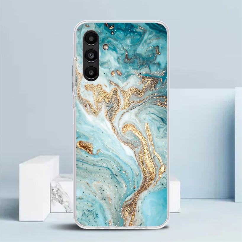 Granite Marble Phone Case For Samsung Galaxy A17 A37 A57 A16 A15 A14 A13 A56 A55 A54 A53 A36 A35 A34 A33 A26 A25 A24 A23 Galaxy