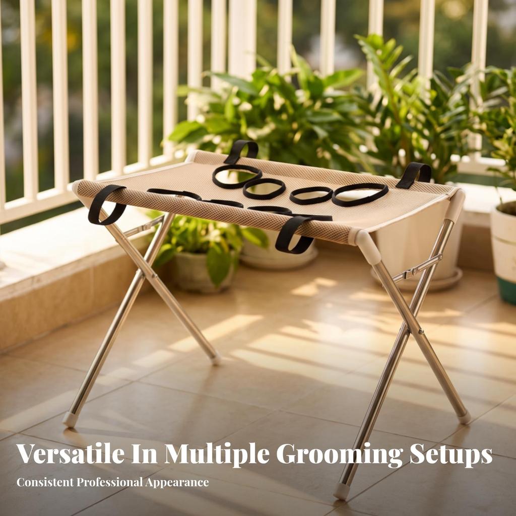 Foldable Pet Cradle Table Grooming Breathable for Dogs