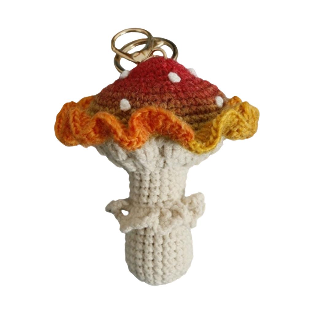 Knitted Keychain Cute Crochet Key for Bag Decoration