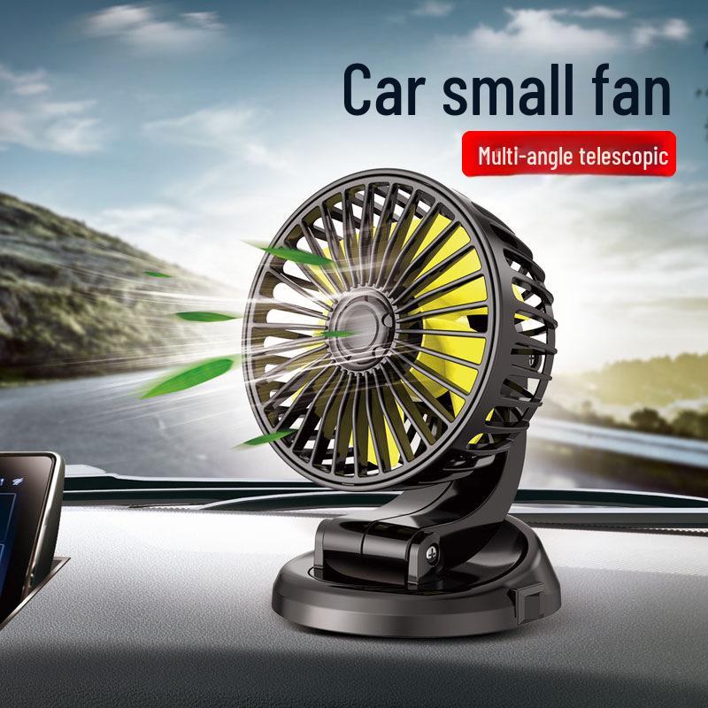 

12V/24V Telescopic USB Rear Seat Car Fan for Vehicles