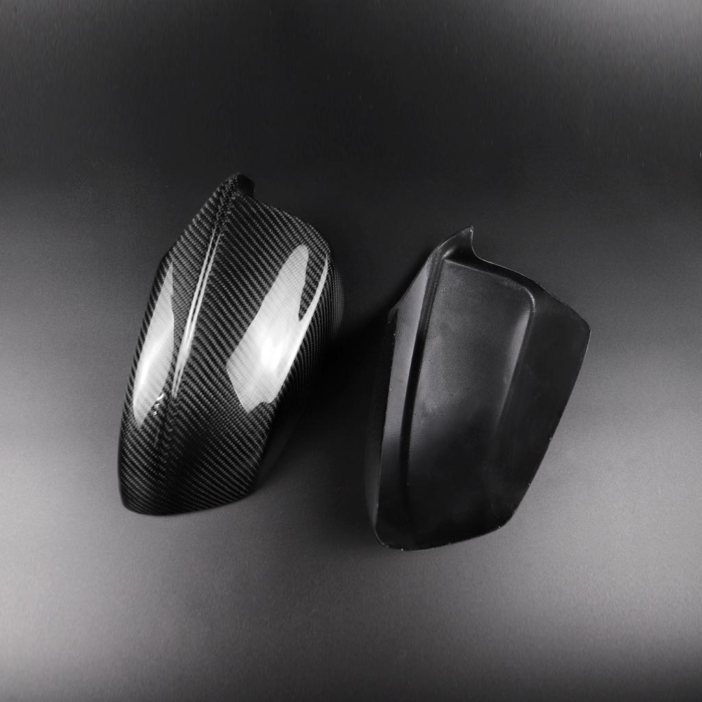 Carbon Fiber Side Wing Mirror Covers for BMW F10 F18 F07 530 535 525LI 2011-2013 Add on Style Rearview Mirror Caps Car Styling