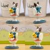 Read Resin Book Cat Action Figures Model Toy Cartoon Tabletop Decoration Gifts