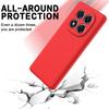 For Xiaomi Redmi Note 14 Pro+ 5G Case Liquid Silicone Anti-Scratch Phone Cover with Hand Strap