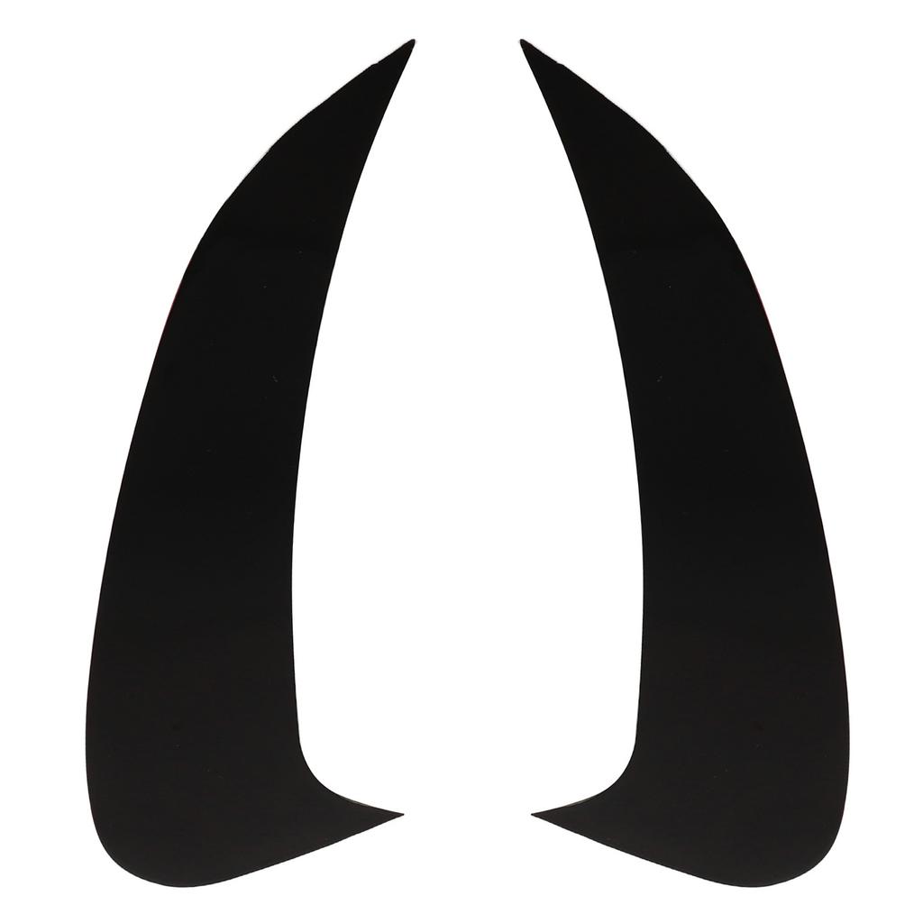 2pcs Rear Bumper Air Vent Spoiler Left Right Glossy Black Replacement for Mercedes?Benz C?Class