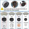 4pcs Sink Faucet Aerator Key M16.5/ 18.5, M21.5, M24 Replacement Aerator Wrench For Threaded Faucet Removal Tool Accessories