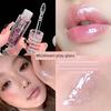 Rose Pink Lipstick Lip Glaze Korean Style Women's High Cloud Lip Mud Women's Team Color No Stain on Cup Lipstick Pseudo Plain Matte Lip Light Mist