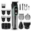 Waterproof electric shaver, household men's hair clipper, multi-functional electric nose hair trimmer set wholesale