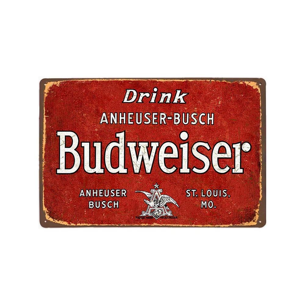 Beer Metal Poster Signs Alcohol Vintage Decoration Plates For Wall Bar Pub Club  Kitchen Bedroom Retro Plaque Home Decor 20x30cm