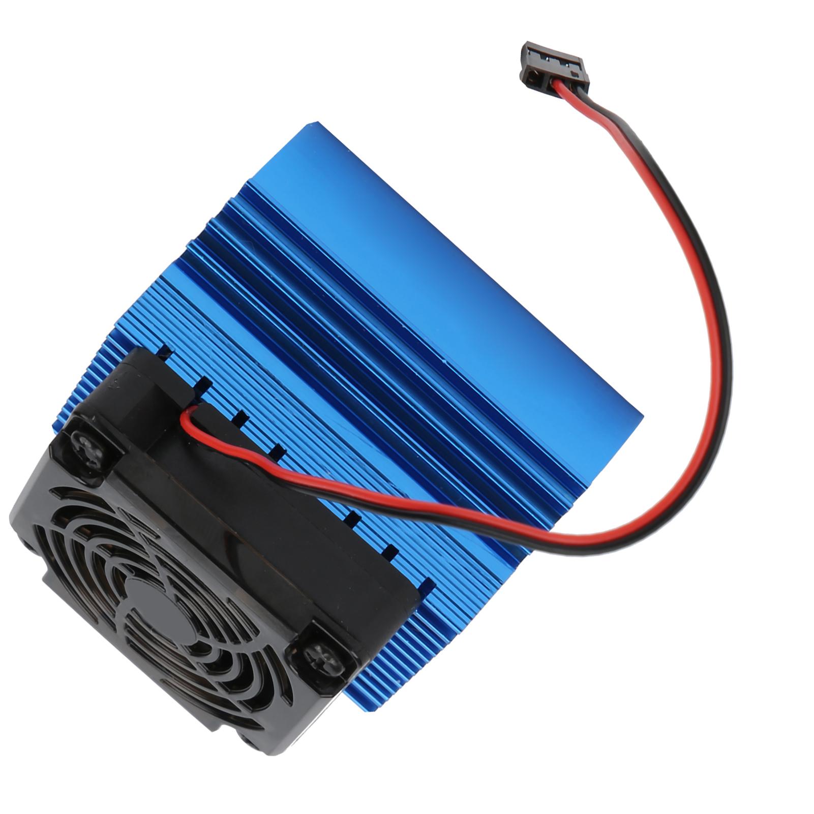 

1:8 RC Car Motor Heatsink Radiator Aluminum Alloy 5V Cooling Fan for 4465 Motor