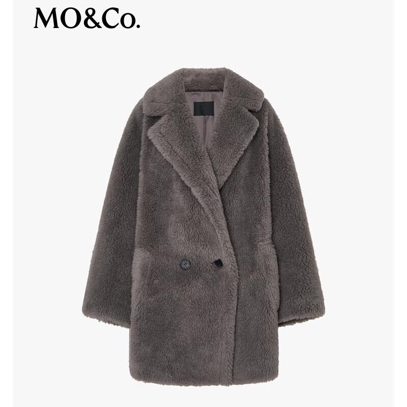 MO&Co. Women's Mid-Length Wool Blend Coat