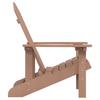 Vidaxl Adirondack Garden Chair, HDPE, Brown