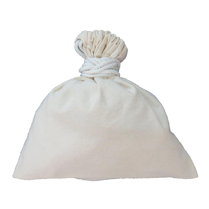 

No. 11 canvas Drawstring bag for coin collection Double aperture type coin bag coin case coin purse KC-2525R (Kinari)