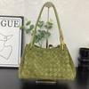 New Style Woven Parachute Bucket Bag Fashionable High-end Large-capacity Portable Underarm