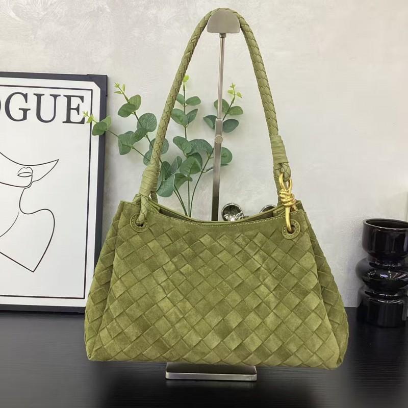 New Style Woven Parachute Bucket Bag Fashionable High-end Large-capacity Portable Underarm